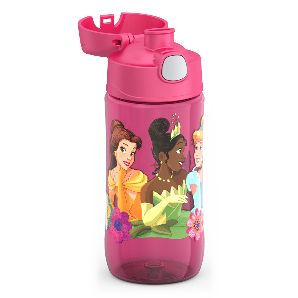 Thermos® 16oz Thermos® water bottle in Default Title — close-up of push-button spout lid