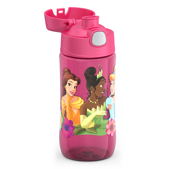 Thermos® 16oz Thermos® water bottle in Default Title — close-up of push-button spout lid