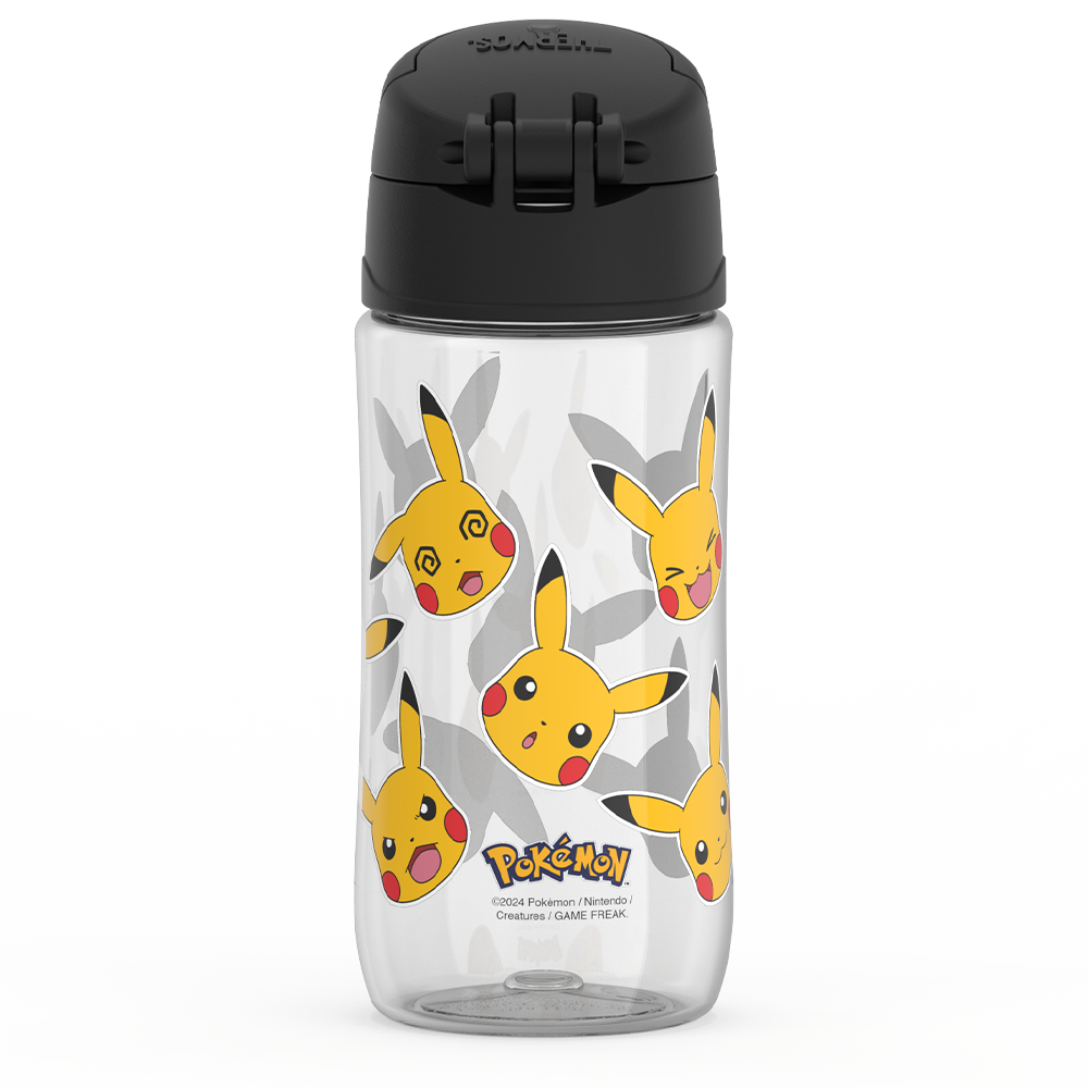Thermos® 16oz Thermos® water bottle in Default Title — back view showing handle and base