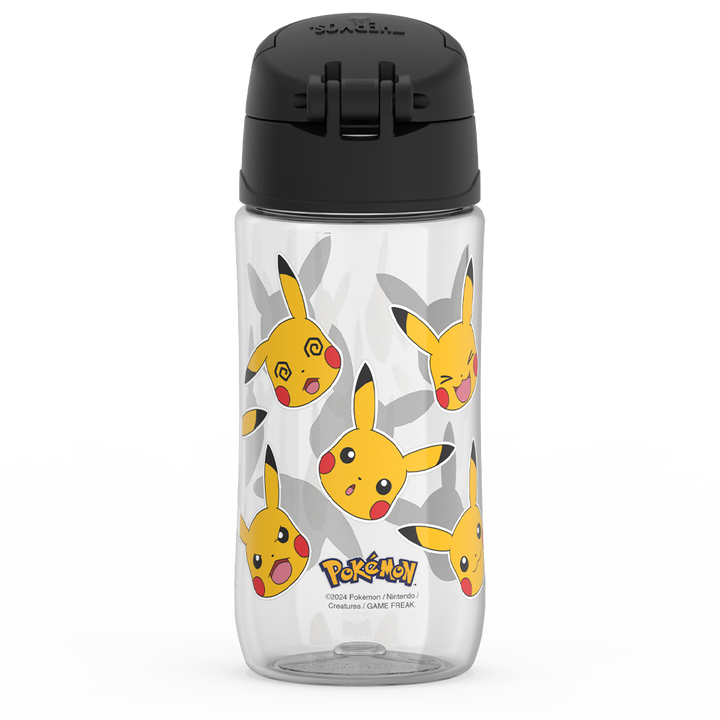 Thermos® 16oz Thermos® water bottle in Default Title — back view showing handle and base