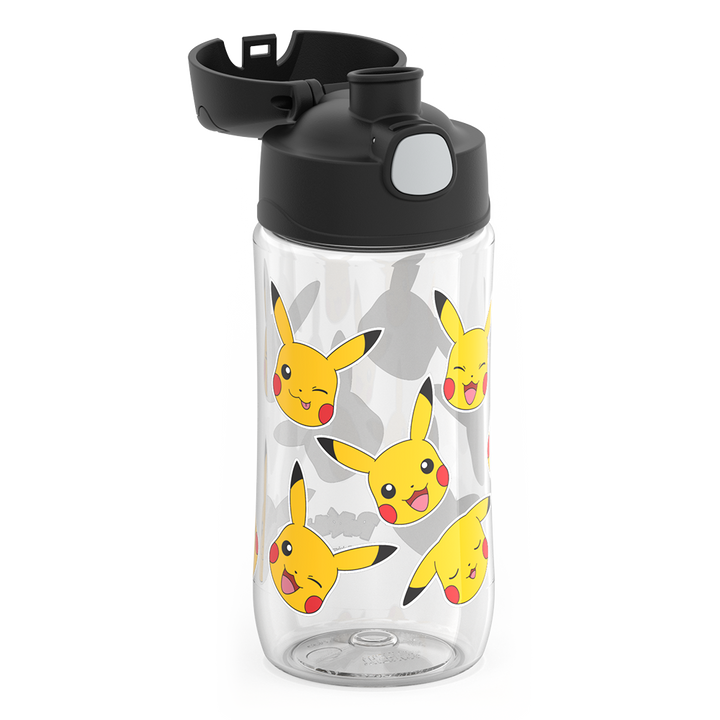 Thermos® 16oz Thermos® water bottle in Default Title — close-up of push-button spout lid