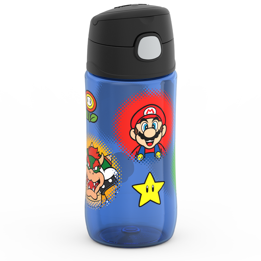 Thermos® 16oz Thermos® water bottle in Default Title — angled view showing full profile