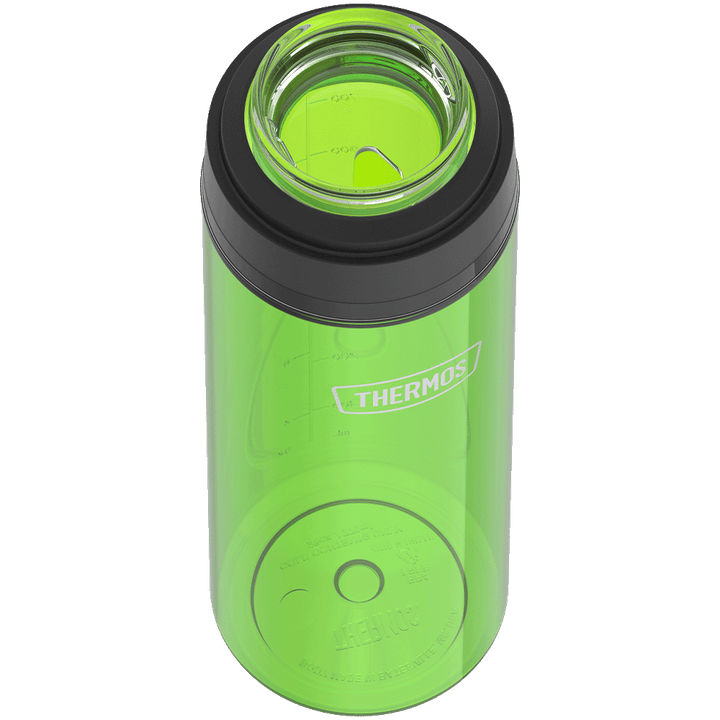 Thermos® Icon™ water bottle in Ultra Pink — close-up of push-button spout lid