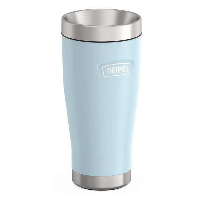 Thermos® 16oz Icon™ tumbler in Sunset Pink — angled view showing full profile