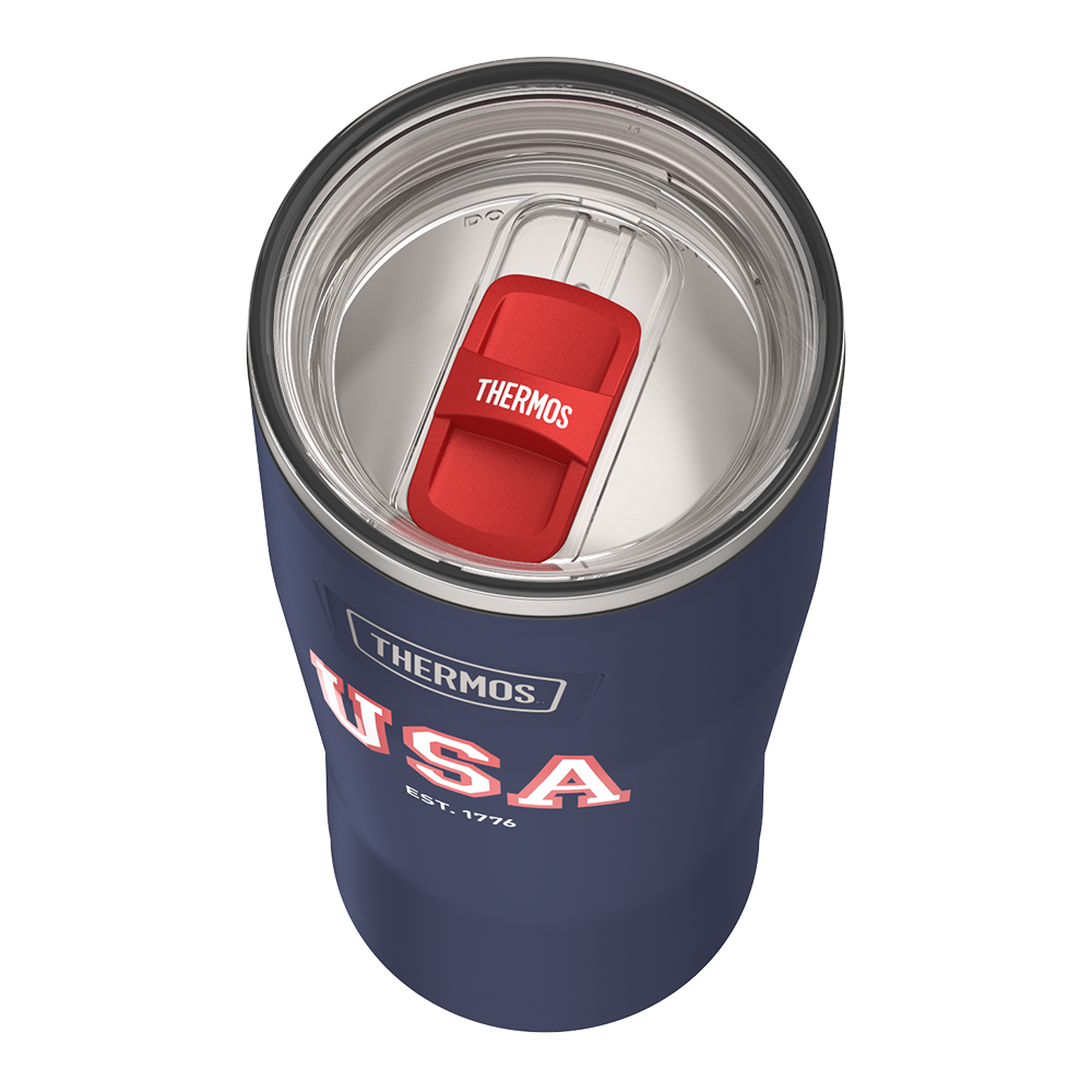 24oz ICON™ TUMBLER WITH SLIDE LOCK LID - NAVY USA
