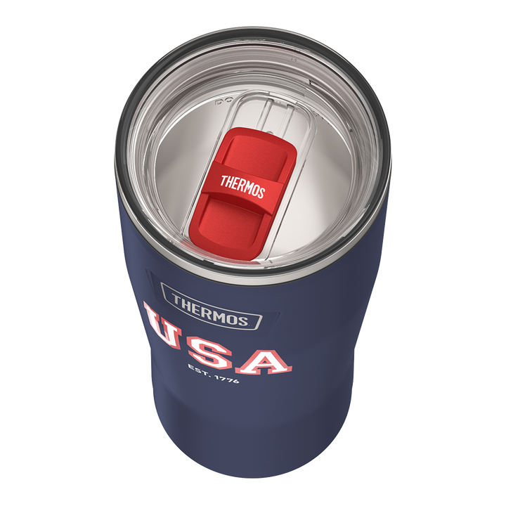 24oz ICON™ TUMBLER WITH SLIDE LOCK LID - NAVY USA