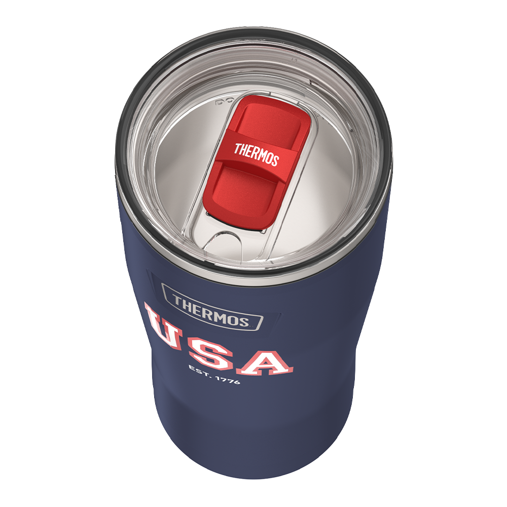 24oz ICON™ TUMBLER WITH SLIDE LOCK LID - NAVY USA