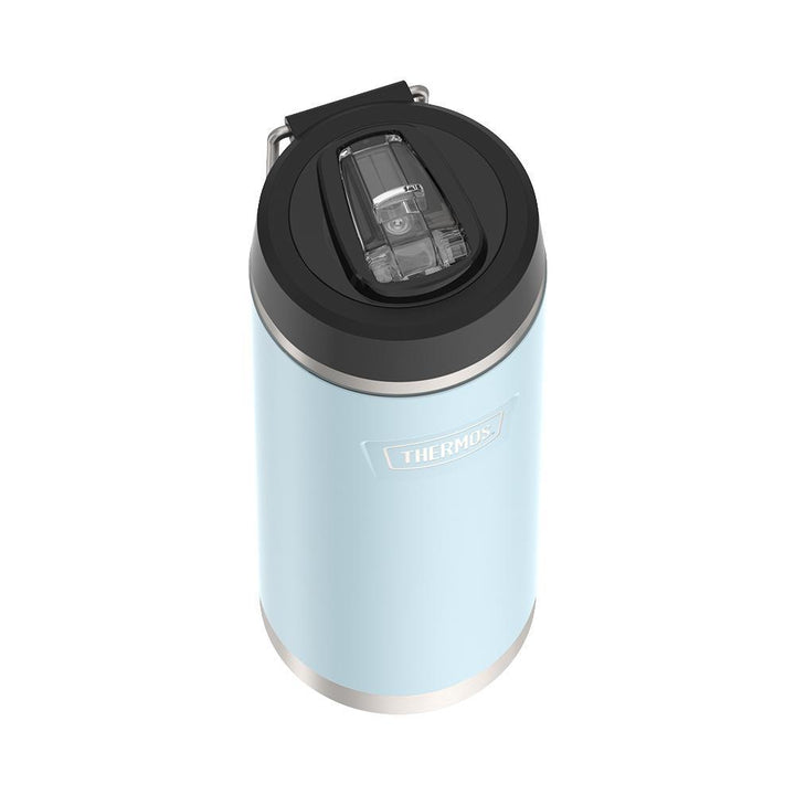 Thermos® 32oz Icon™ water bottle in Sunset Pink — close-up of lid mechanism