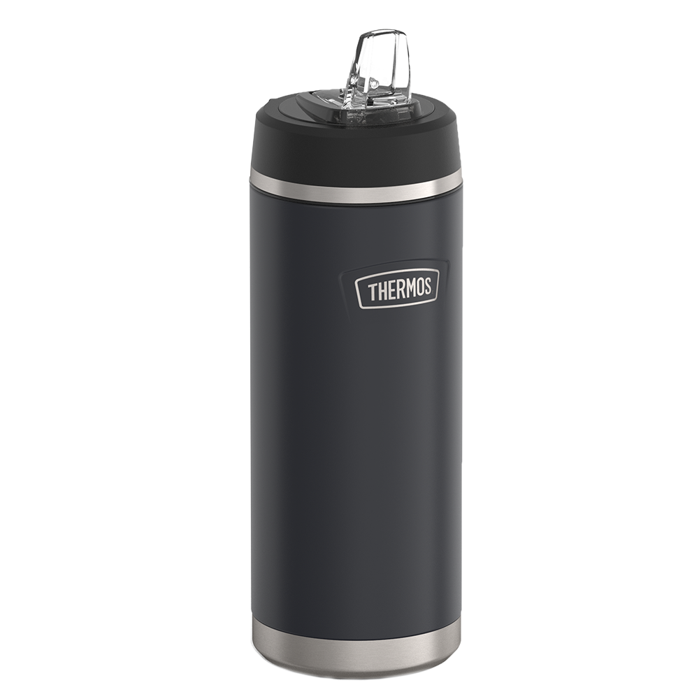 Thermos® 32oz Icon™ water bottle in Sunset Pink — angled view showing full profile