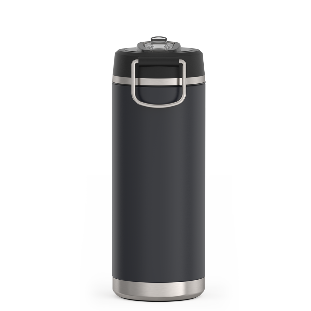 Thermos® 32oz Icon™ water bottle in Granite — back view showing handle and base