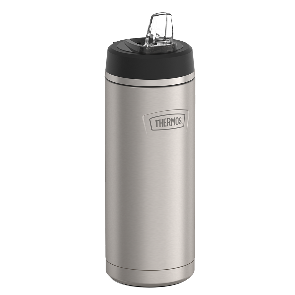 Thermos® 32oz Icon™ water bottle in Sunset Pink — angled view showing full profile
