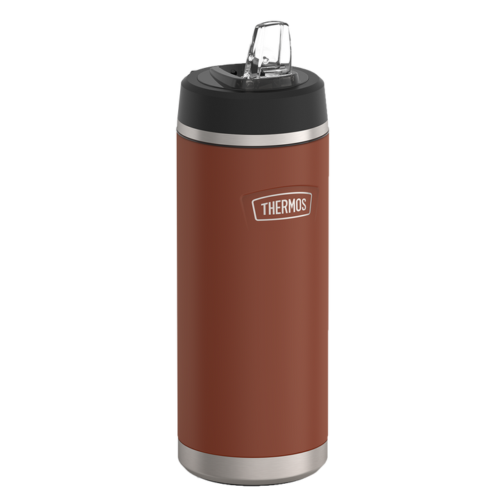 Thermos® 32oz Icon™ water bottle in Sunset Pink — angled view showing full profile