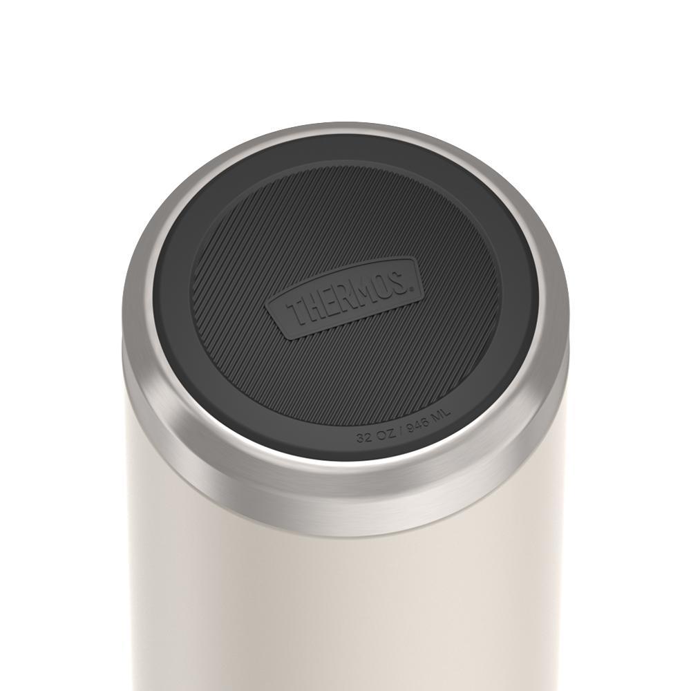 Thermos® 32oz Icon™ water bottle in Sunset Pink — base showing Griptec™ non-slip base