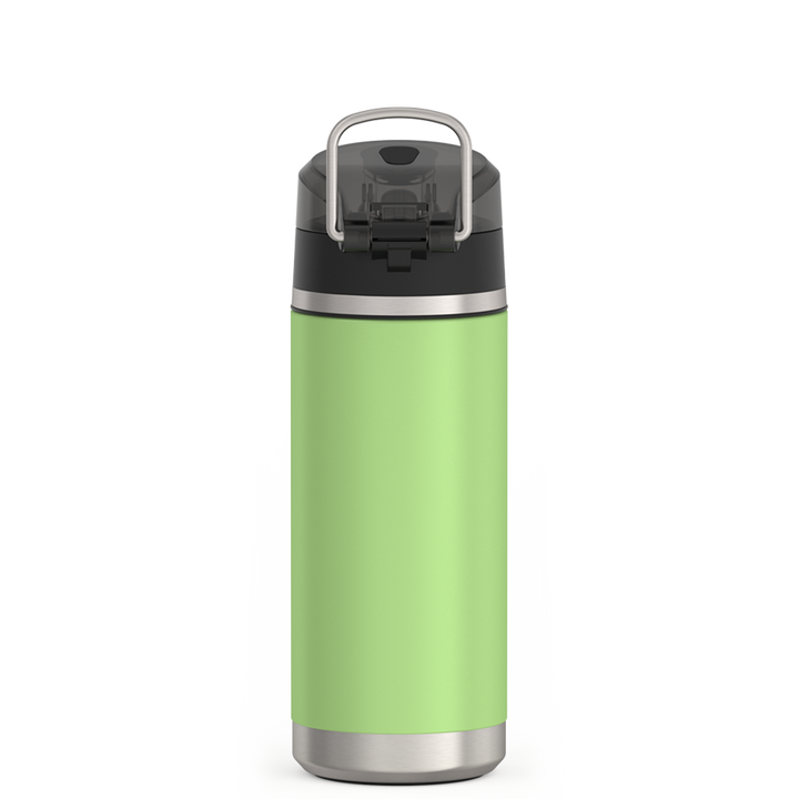 Thermos® 18oz Icon™ water bottle in Hot Pink — back view showing handle and base