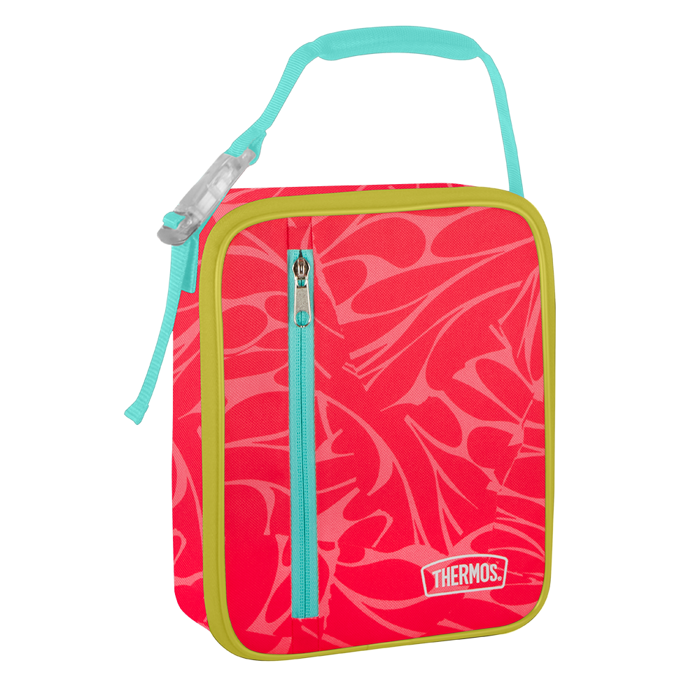 Thermos® lunch box in Teal — angled view showing full profile