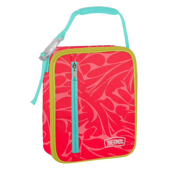 Thermos® lunch box in Teal — angled view showing full profile