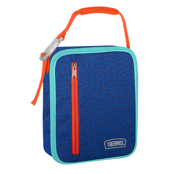 Thermos® lunch box in Teal — angled view showing full profile