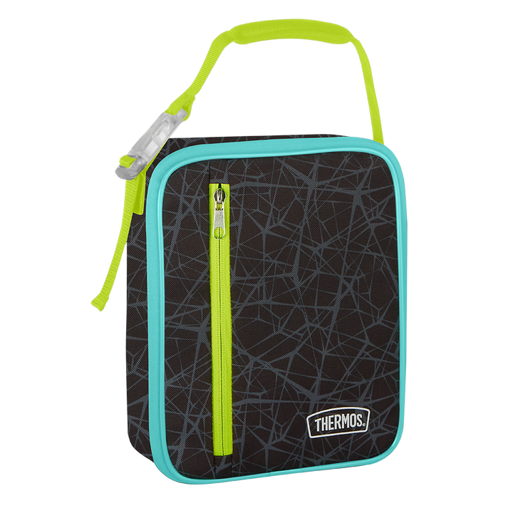 Thermos® lunch box in Teal — angled view showing full profile