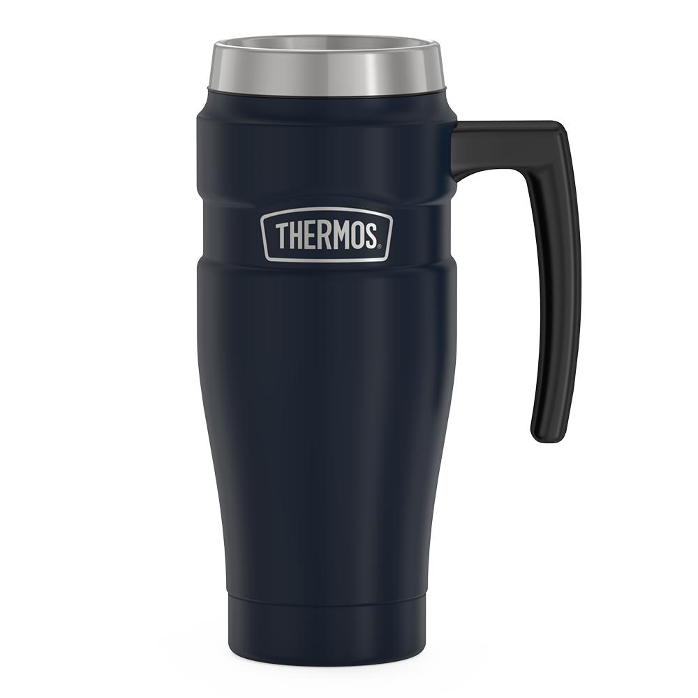 Thermos® 16oz Stainless King™ mug in Matte Stainless Steel