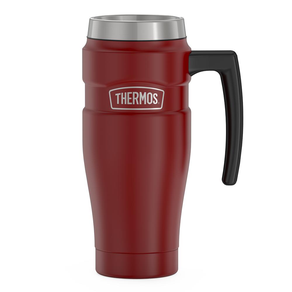 Thermos® 16oz Stainless King™ mug in Matte Stainless Steel