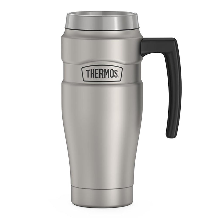 Thermos® 16oz Stainless King™ mug in Matte Stainless Steel