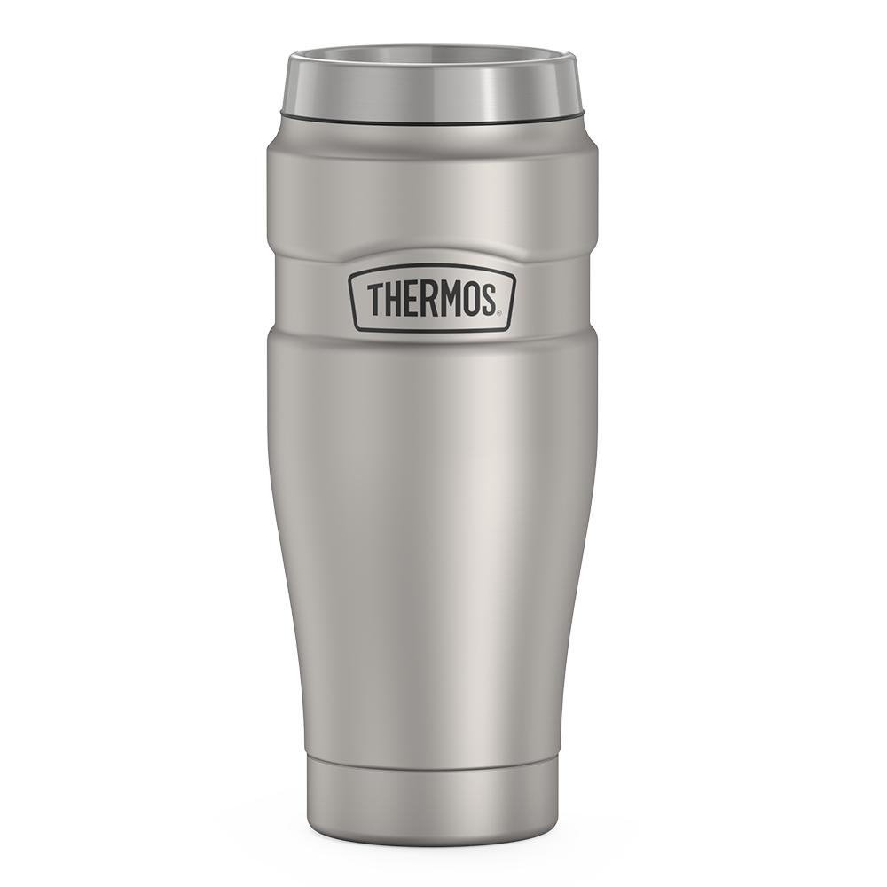 Thermos® 16oz Stainless King™ tumbler in Matte Stainless Steel