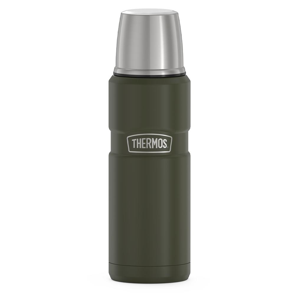 Thermos® 16oz Stainless King™ beverage bottle in Matte Stainless Steel