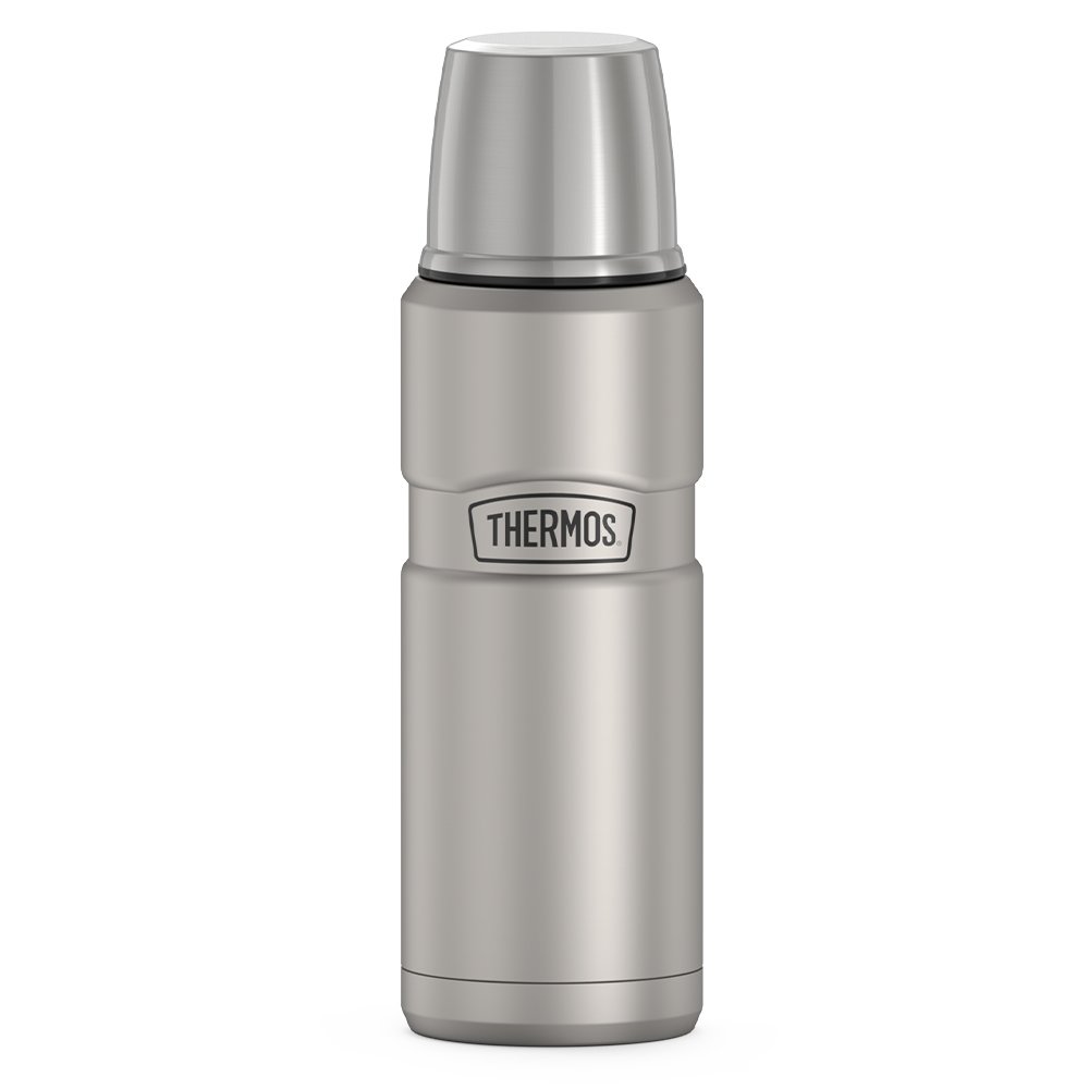 Thermos® 16oz Stainless King™ beverage bottle in Matte Stainless Steel