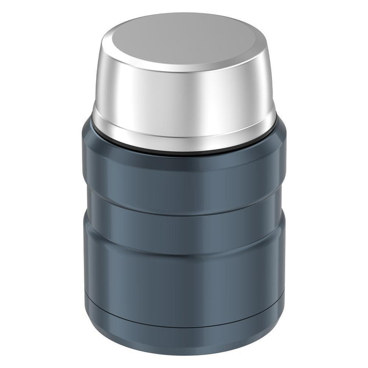 Thermos® 16oz Stainless King™ food jar in Matte Rose — back view showing handle and base