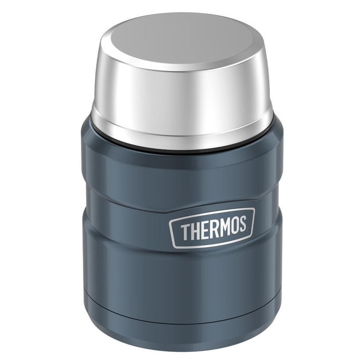 Thermos® 16oz Stainless King™ food jar in Matte Rose — angled view showing full profile