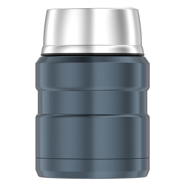 Thermos® 16oz Stainless King™ food jar in Matte Rose — back view showing handle and base