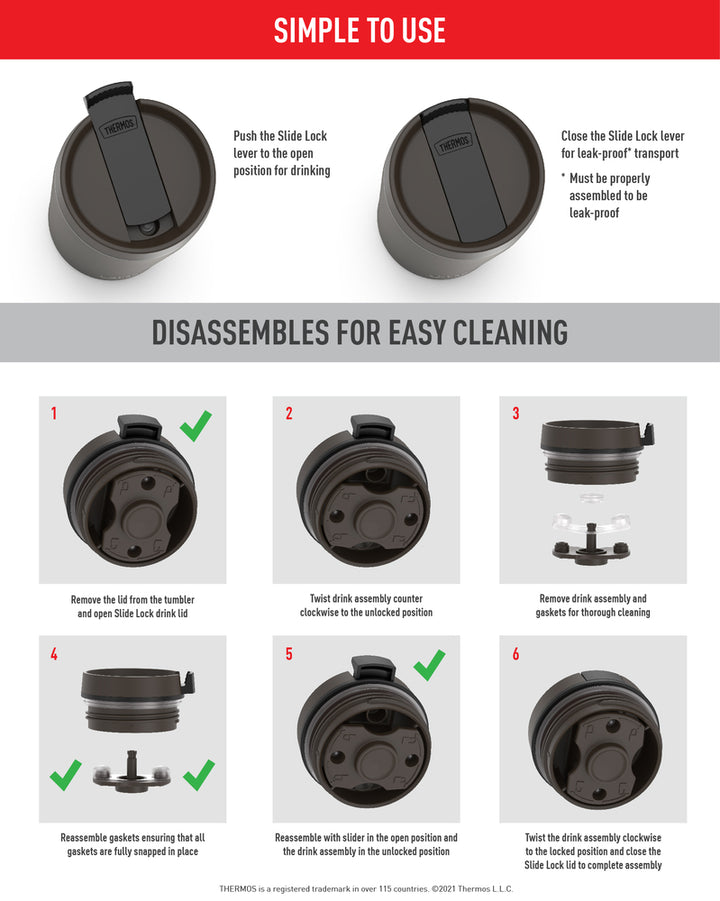 Thermos® 18oz Alta mug in Espresso Black