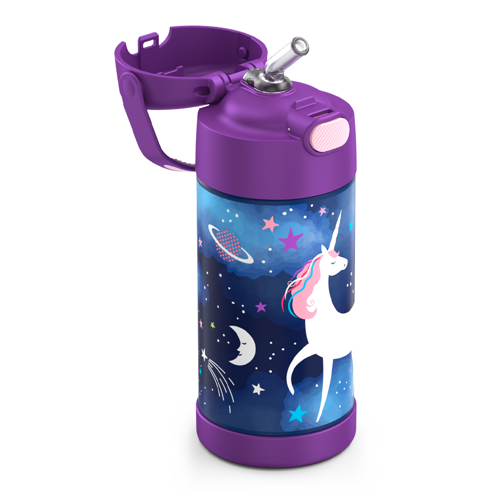 Thermos® 12oz FUNtainer® water bottle in Gray Waves
