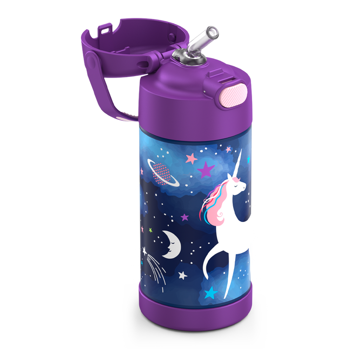 Thermos® 12oz FUNtainer® water bottle in Gray Waves