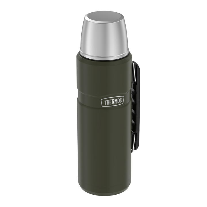 Thermos® 40oz Stainless King™ beverage bottle in Matte Stainless Steel