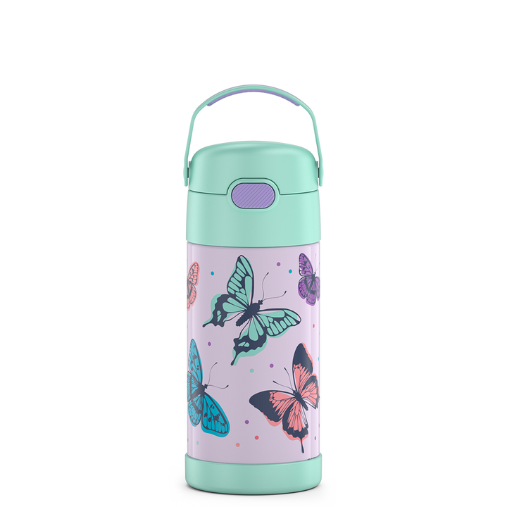 Thermos® 12oz FUNtainer® water bottle in Butterfly Frenzy