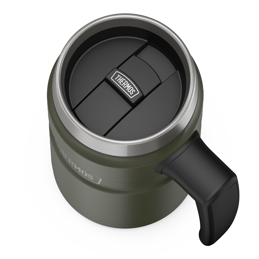 Thermos® 16oz Stainless King™ mug in Matte Stainless Steel