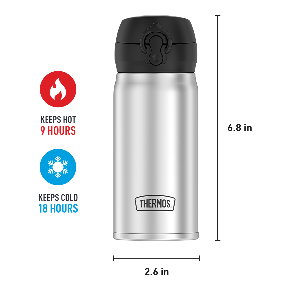 Thermos® 12oz Thermos® beverage bottle in Stainless Steel