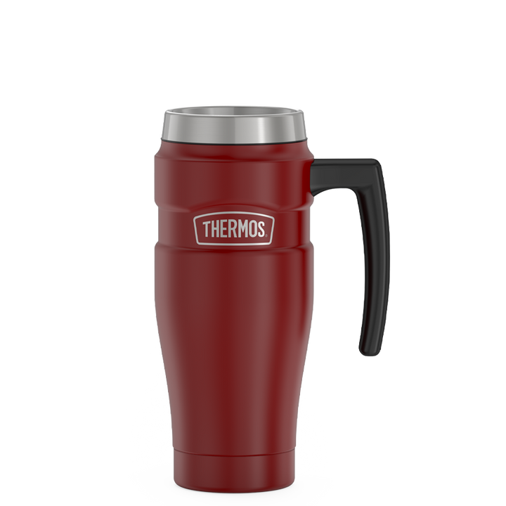 Thermos® 16oz Stainless King™ mug in Rustic Red