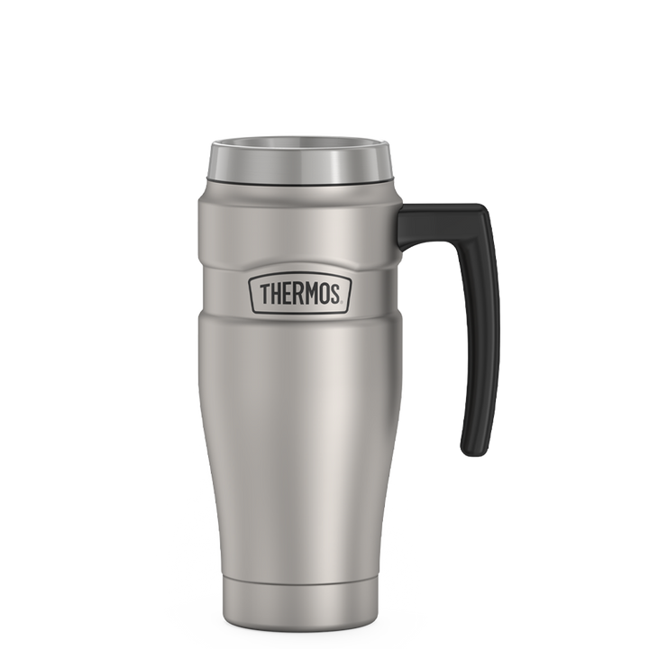 Thermos® 16oz Stainless King™ mug in Matte Stainless Steel