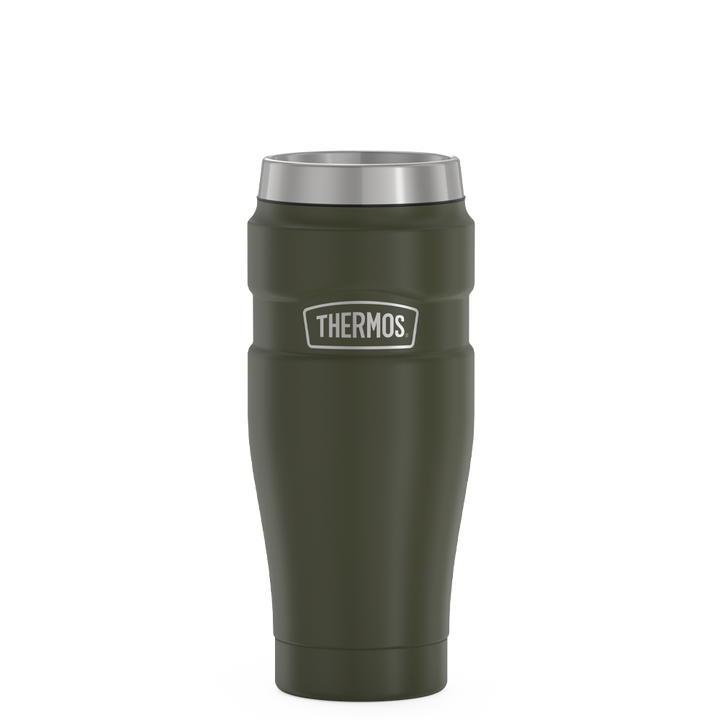 Thermos® 16oz Stainless King™ tumbler in Army Green
