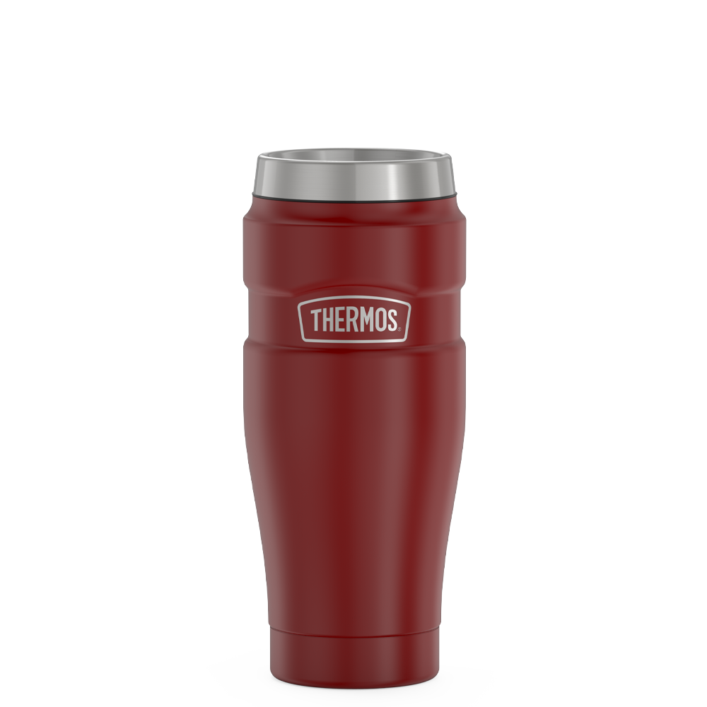 Thermos® 16oz Stainless King™ tumbler in Rustic Red