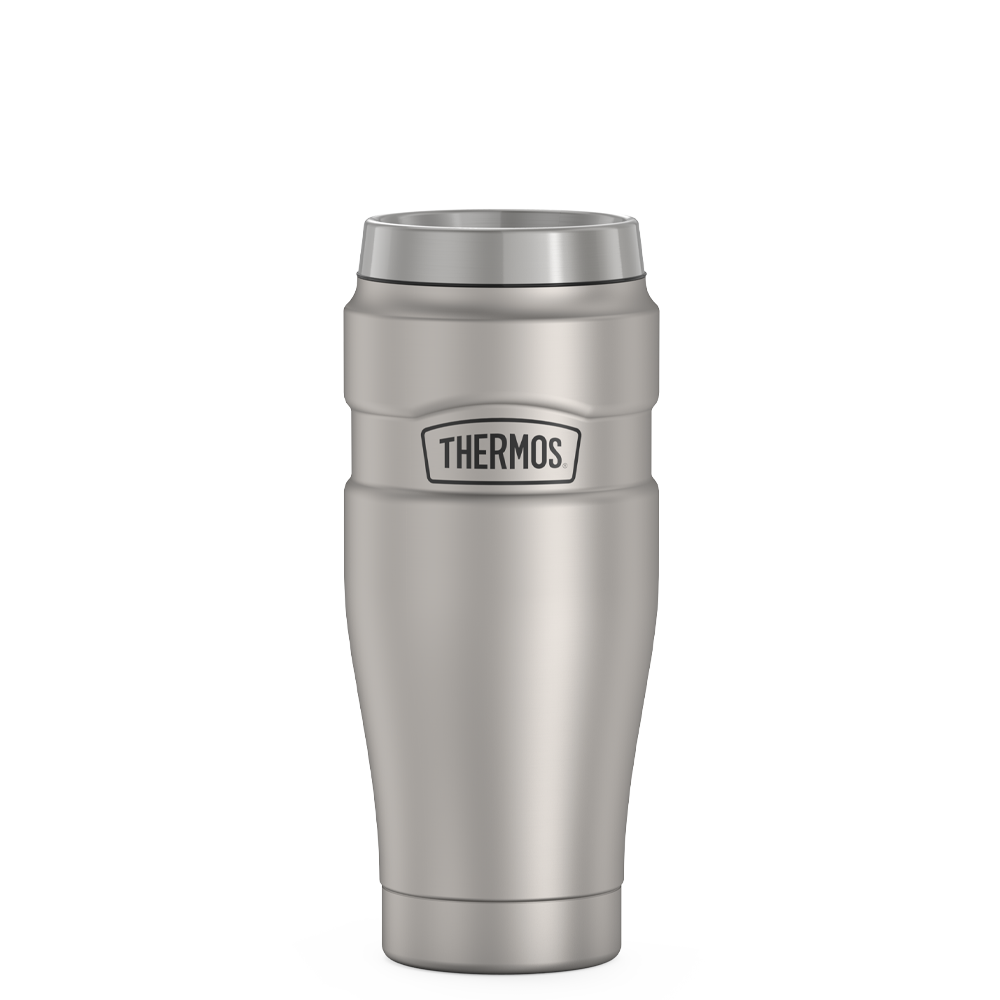 Thermos® 16oz Stainless King™ tumbler in Matte Stainless Steel