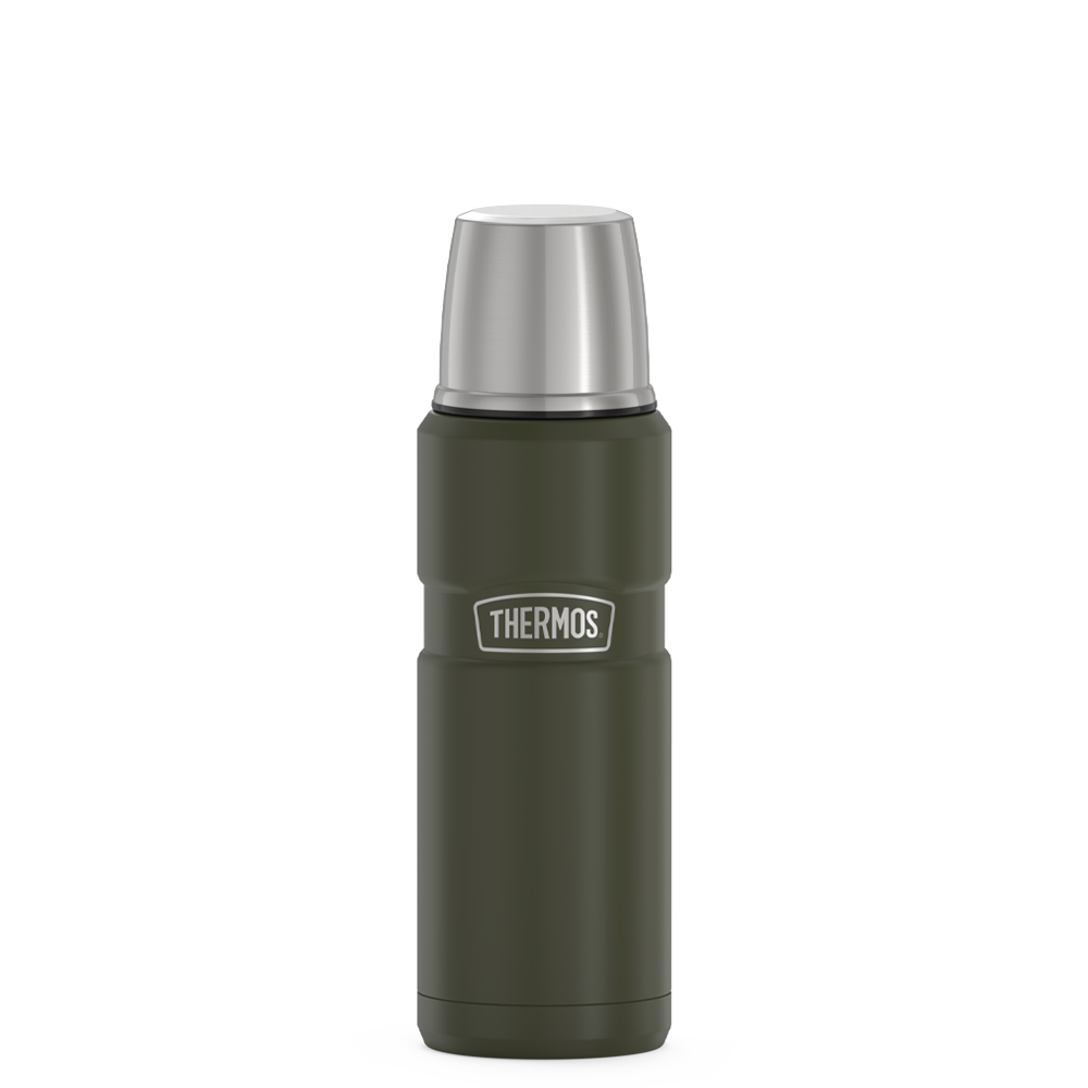 Thermos® 16oz Stainless King™ beverage bottle in Matte Stainless Steel
