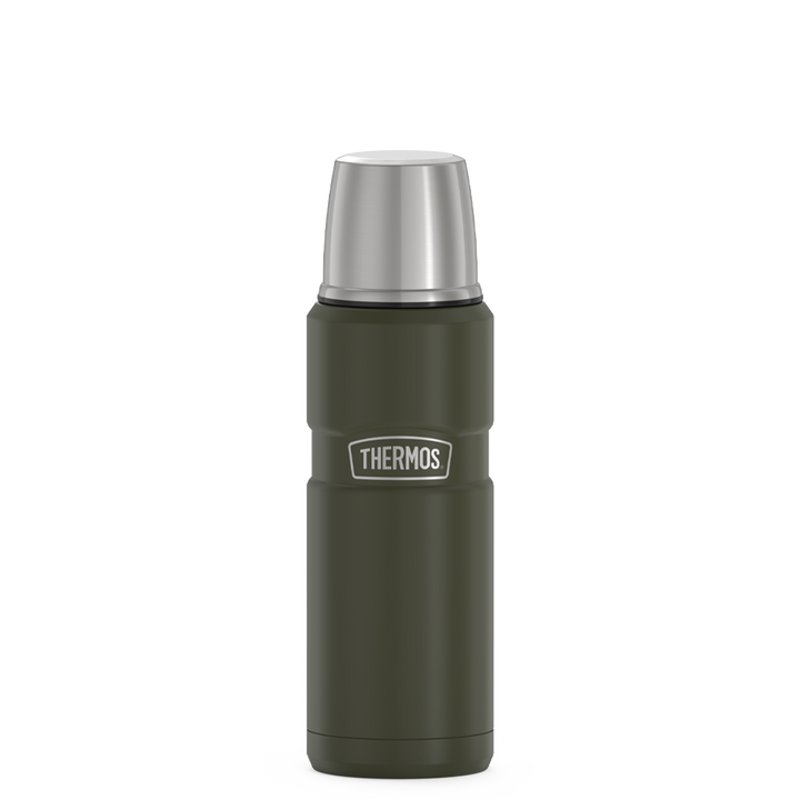 Thermos® 16oz Stainless King™ beverage bottle in Matte Stainless Steel