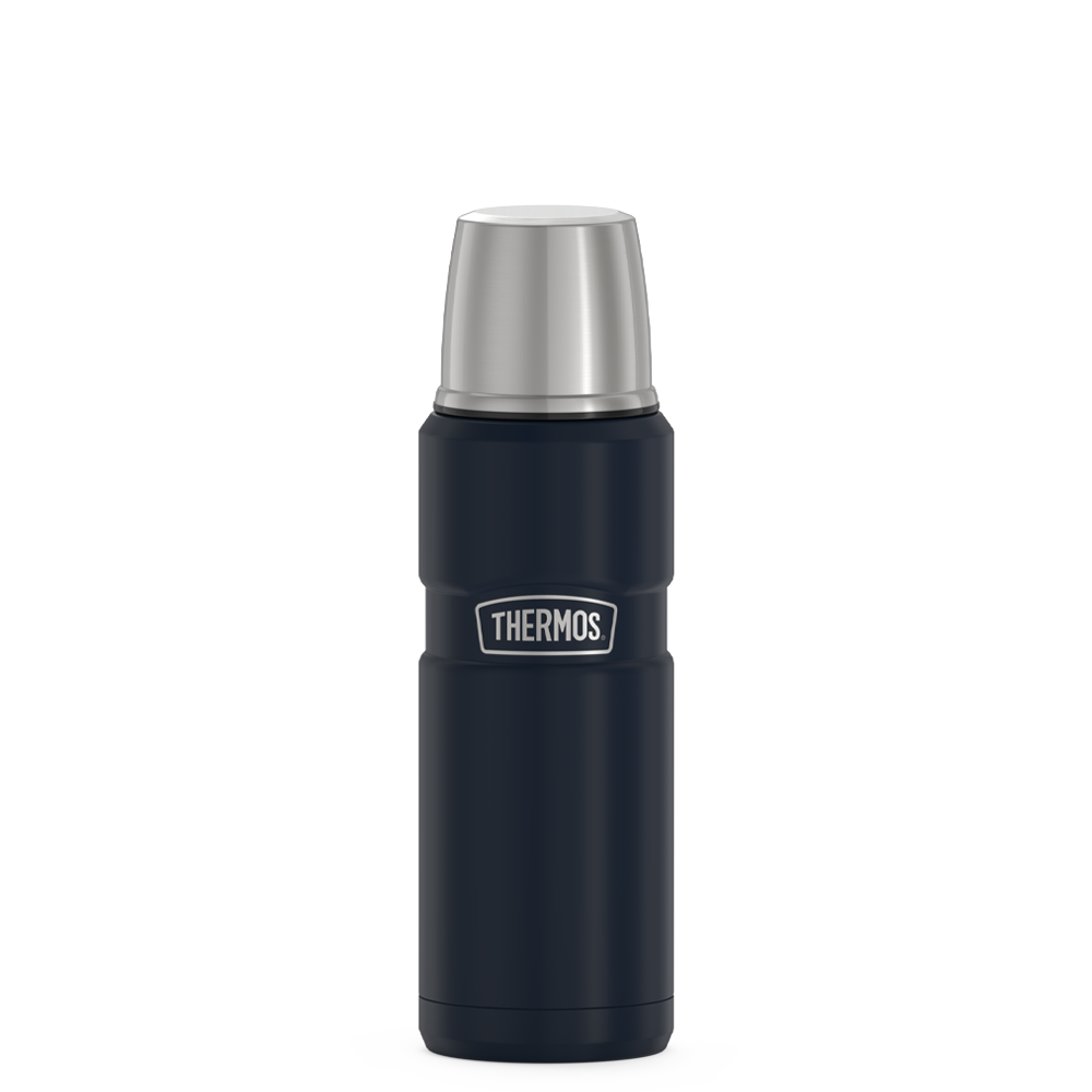 Thermos® 16oz Stainless King™ beverage bottle in Midnight Blue