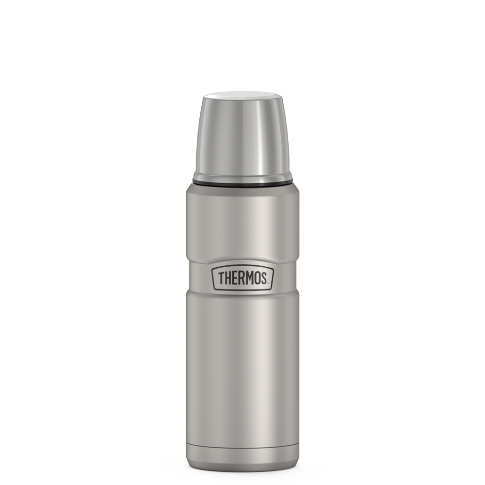 Thermos® 16oz Stainless King™ beverage bottle in Matte Stainless Steel