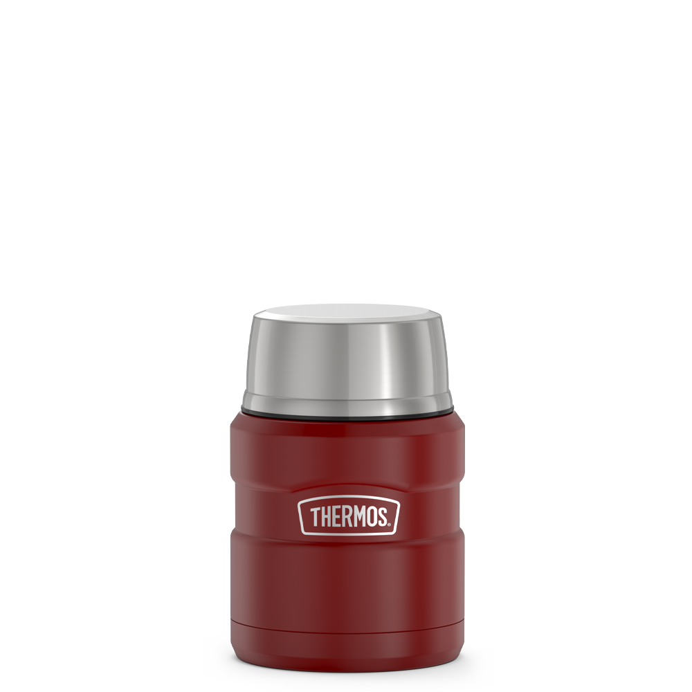 Thermos® 16oz Stainless King™ food jar in Rustic Red