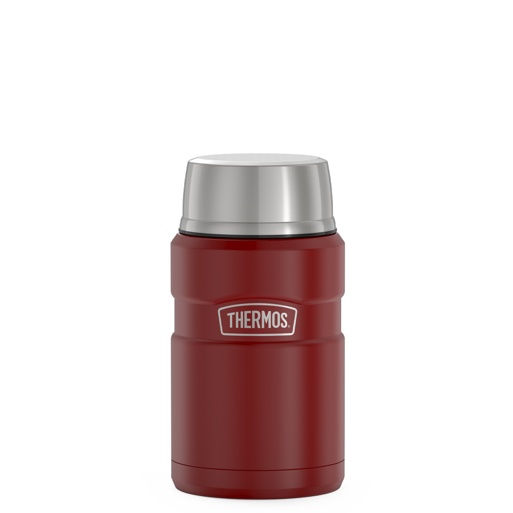 Thermos® 24oz Stainless King™ food jar in Rustic Red