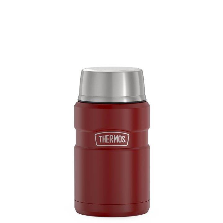 Thermos® 24oz Stainless King™ food jar in Rustic Red
